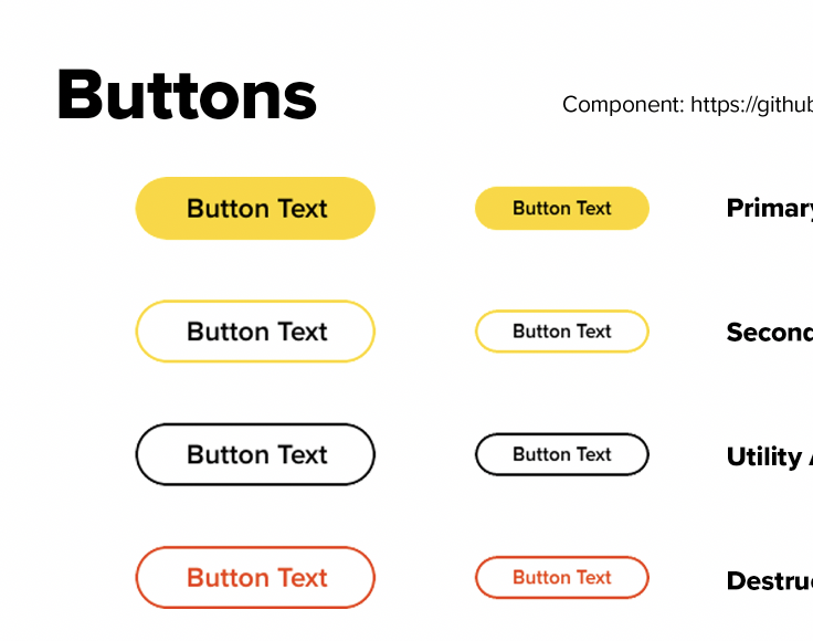 Banner Engineering button and component library